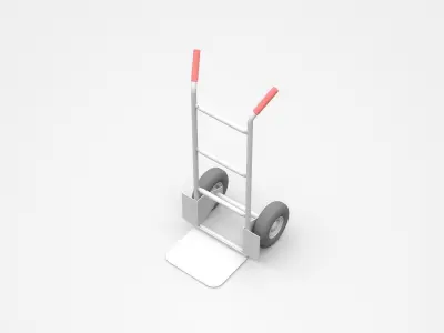 Hand Truck 3D model