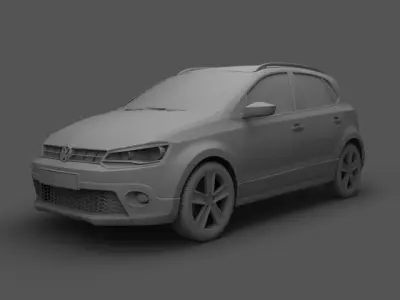 Volkswagen Crosspolo 2010 3D model