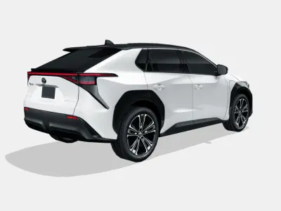 Toyota bZ4X 2023 Low-poly 3D model