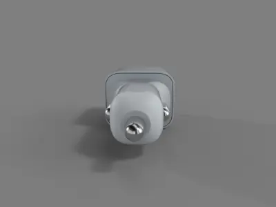 Car charger Low-poly 3D model