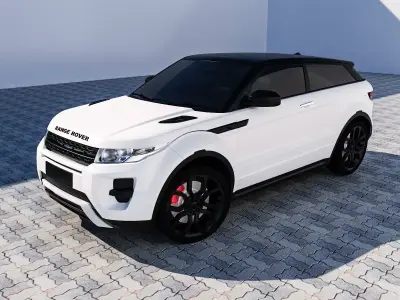 RANGE ROVER EVOQUE Low-poly 3D model