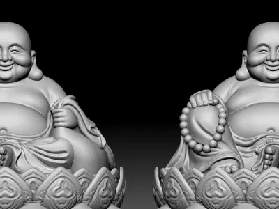 God of wealth 040 3D print model