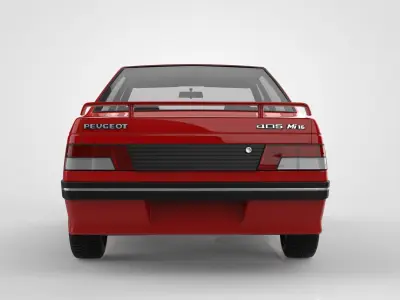 Peugeot 405 Mi16 3D model
