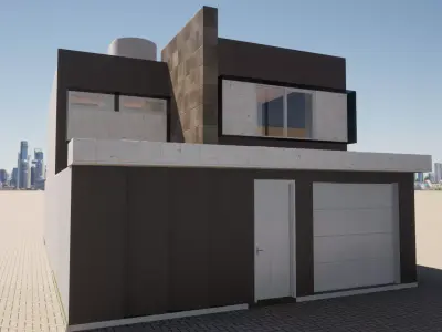 Modern House Mod Bahia Casa Moderna 3D model