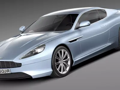 Aston Martin DB9 2013 3D model
