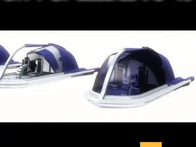 Xyff Sci-Fi City Speeder C 40 3D model