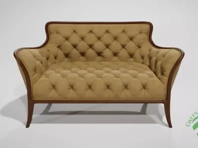 Medea Mini Sofa 3D model