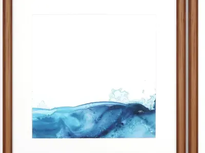 Art Frams 104- Teal Marble 2 3D model