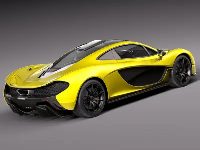 Mclaren P1 2015 3D model