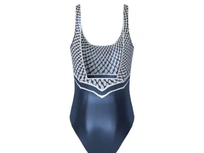 Bathing Suit Low-poly 3D model