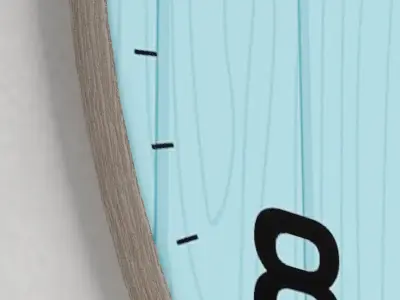 wall clock set 3D model