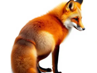 Fox Model Pack  High Detail D Animal Model Collection Low-poly 3D model