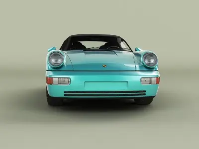 Porsche 911 964 Speedster 3D model