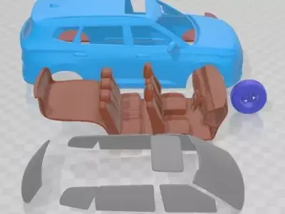 Kia Carens 2024 Printable Car 3D print model