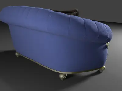 Couch barouqe 3D model
