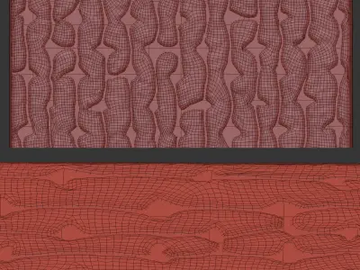 Loloi Hagen Collection Navy rug 3D model
