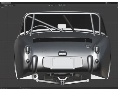 Austin-Healey Sprite 1958 3D model