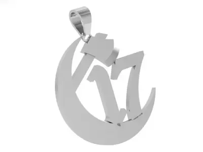17 Number Pendant 3803 3D print model