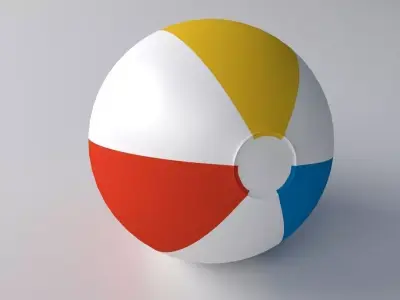 Beach Ball 3D model