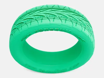 15x5 Forceum Hexa-R Tire 185-60-15 3D print model