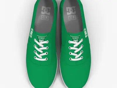 DC Shoes - Flash TX - Fern Low-poly 3D model