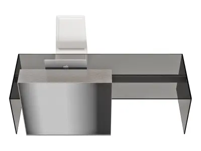 gallotti and radice air desk modesty 3D model