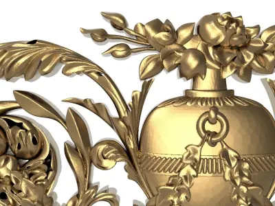  decorative pattern ready for 3D printing 3D model