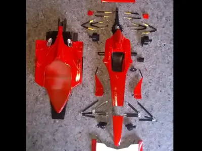 FERRARI F2000 - STL FILES 3D print model