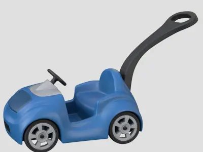 Kids Ride On Push Car  3D model