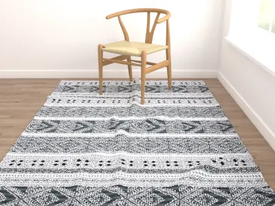 Rugs No 651 Low-poly 3D model