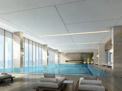 indoor swimming pool 3D model
