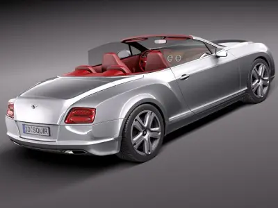 Bentley Continental GTC 2012 3D Model 3D model