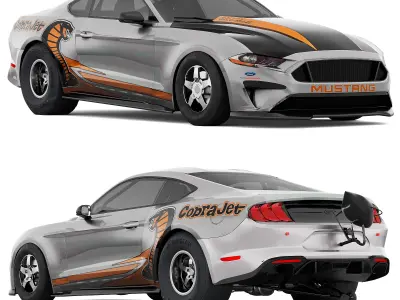 Ford Mustang CobraJet 3D model
