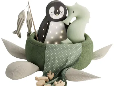 Kids Room Decoration 010 3D model