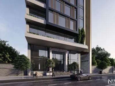 Office Building Exterior Design 3D model