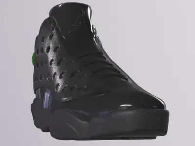 NIKE AIR JORDAN 13 SHOES PBR Low-poly 3D model