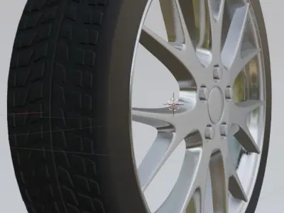 Simple Wheel 3D model