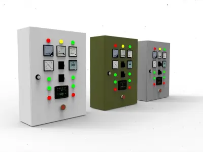 panel switch box 3D model