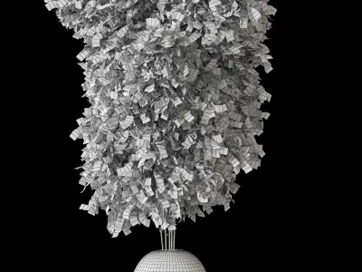 Decorative Pampas 3D model