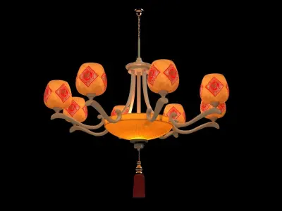 Chinese  lantern  3D model buy