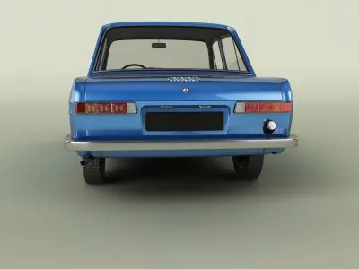 DKW F102 Sedan 3D model