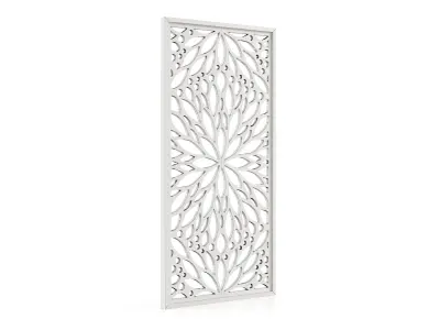 Decorative Pattern CNC Wall Partition 3d Panel 001 Free 3D model