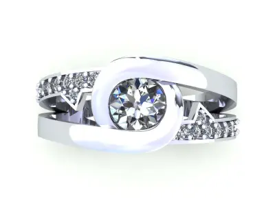 Man Ring 373 3D print model