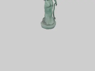 Boann statue model 3D model