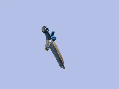 Low-Poly Sword Free 3D model