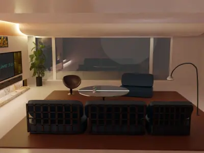 High-Quality Luxury House 3D Model  Modern Architectural Design 3D model