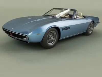 Maserati Ghibli Spyder 3D model