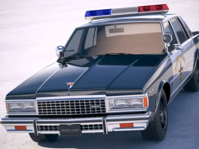 Chevrolet Caprice Police Car CG 1978 3D model