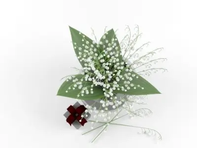 Lily of the valley 3D model