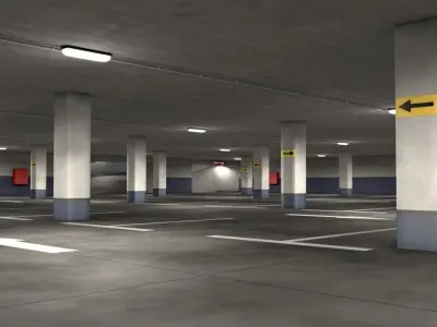 Parking Garage 3D model